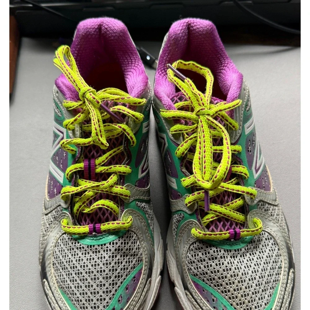 New Balance 1080v3 Women Running Shoes Teal Purple Silver W1080SP3 US 7